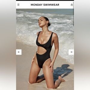 Monday Swimwear St. Barth’s One Piece - Black